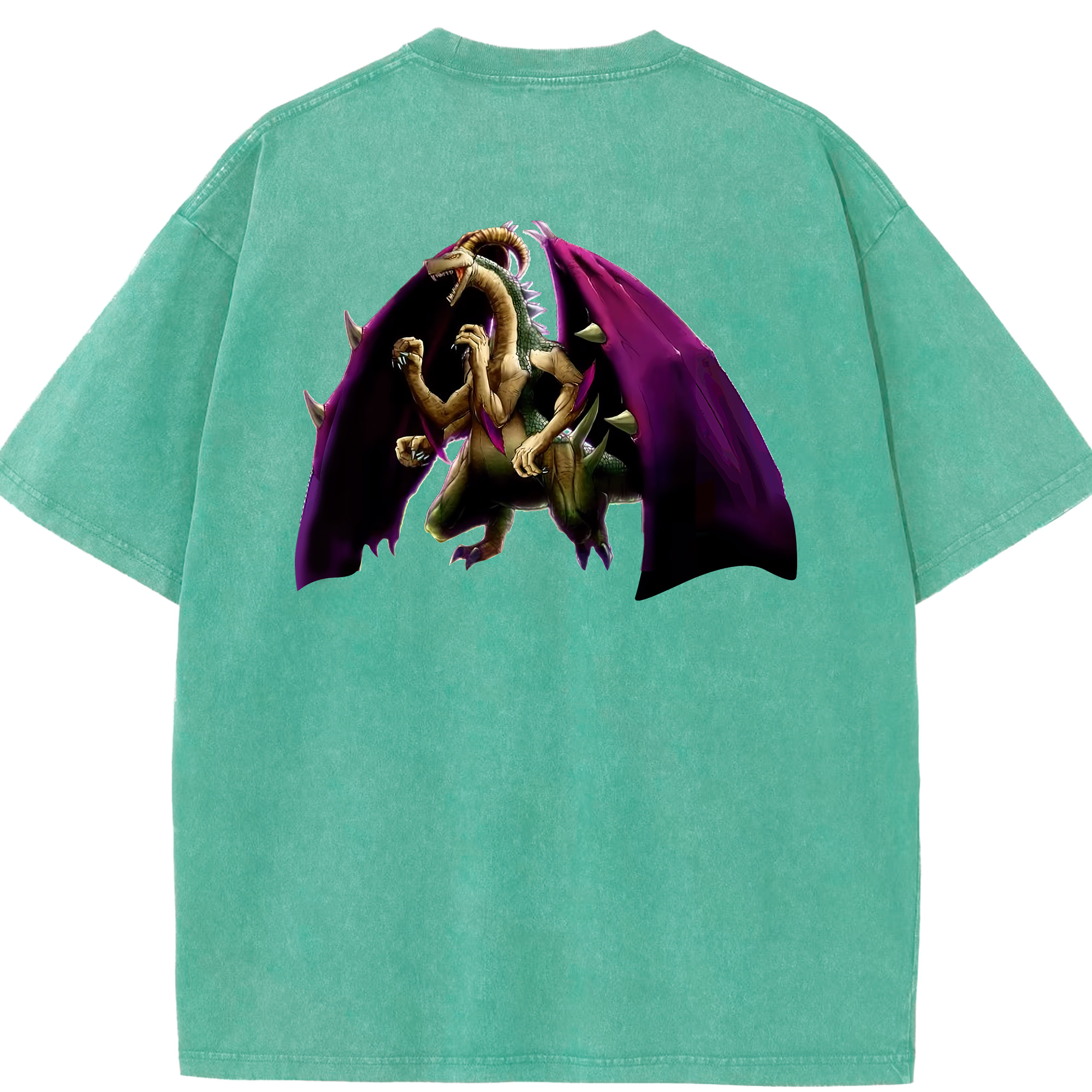 （画像用） 遊☆戯☆王 Yu-Gi-Oh! 綿100% ヴィンテージ風 半袖Tシャツ（背面プリント）